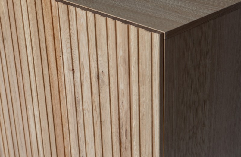 STRIPE SIDEBOARD NATURAL OAK - CABINETS, SHELVES